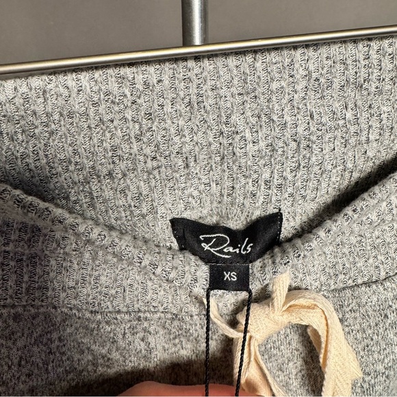 Rails NWT Women’s Oakland Sweat Pants Knit Jogger Melange Grey Heather Gray XS - Picture 8 of 14